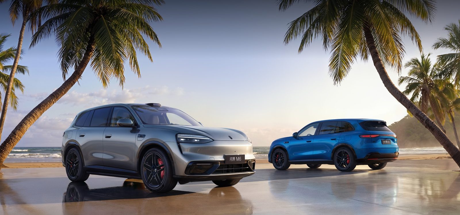 AITO M6 EV 2026 — экстерьер, beach suv family, рынок AITO M6 official family media / EV and EREV visual reference