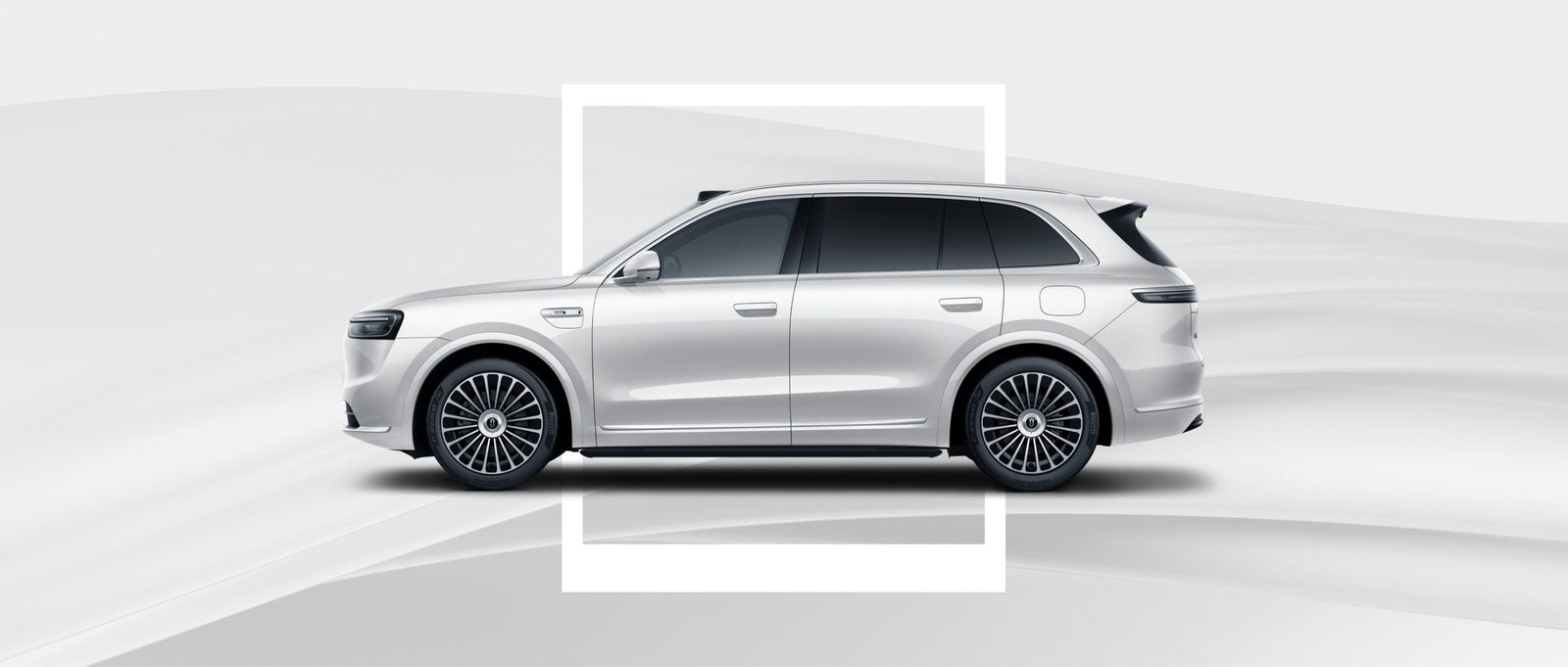AITO M7 EREV 2026 — экстерьер, side profile white, рынок china