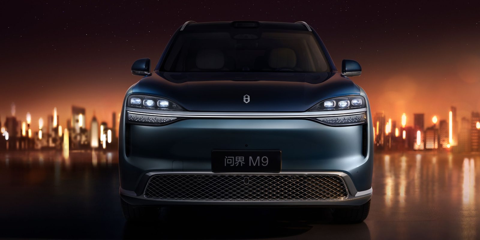 AITO M9 EV 2026 — экстерьер, вид спереди, рынок China