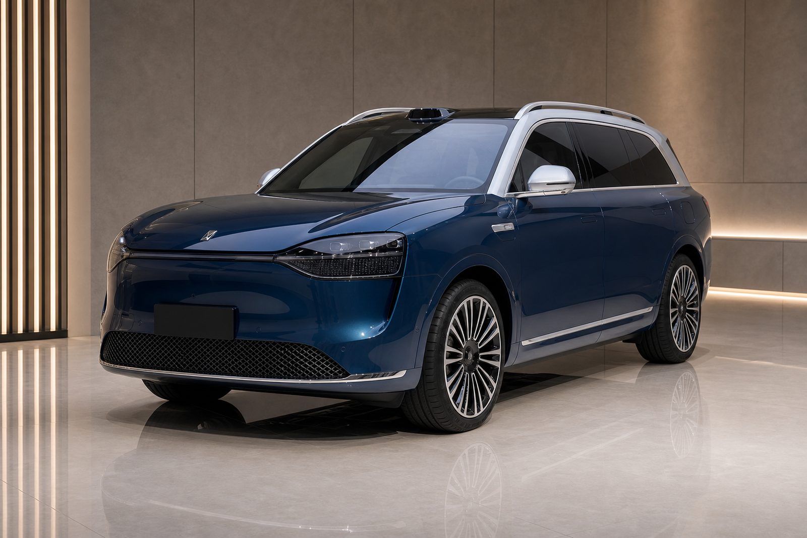 AITO M9 EV 2026 — главное фото модели, экстерьер, вид спереди 3/4, рынок internal_mvp