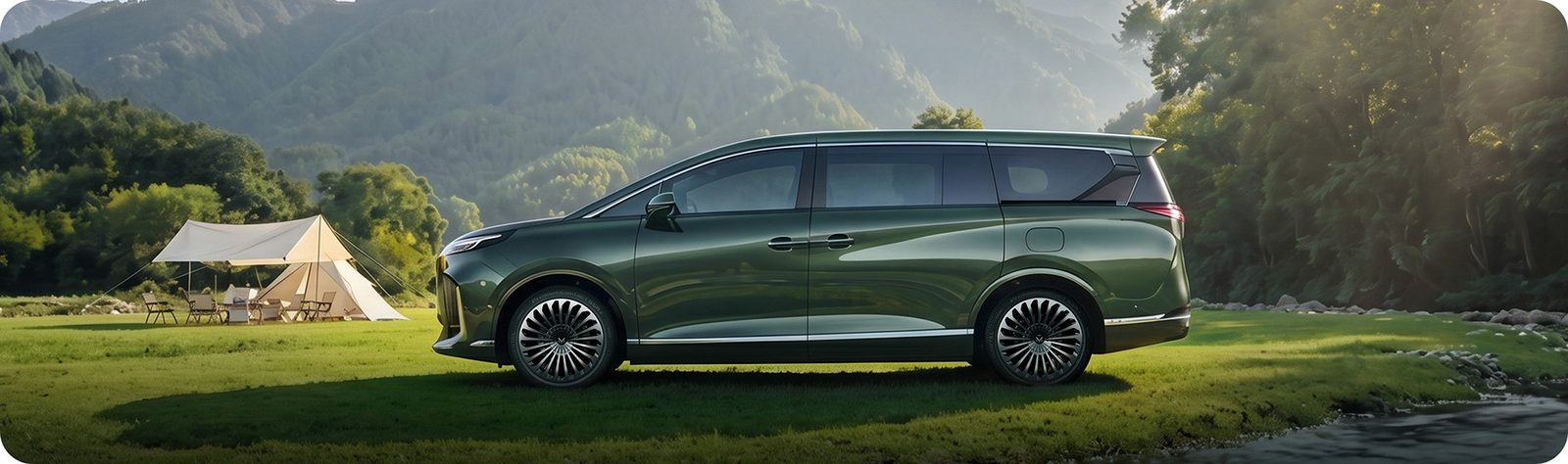 Arcfox Wendao V9 2026 — экстерьер, side profile scenic