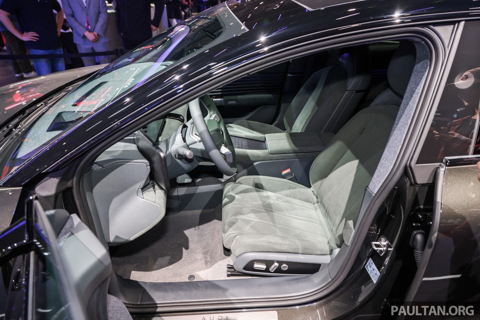 Audi E5 Sportback China 2025 — интерьер, передние сиденья, рынок internal_mvp