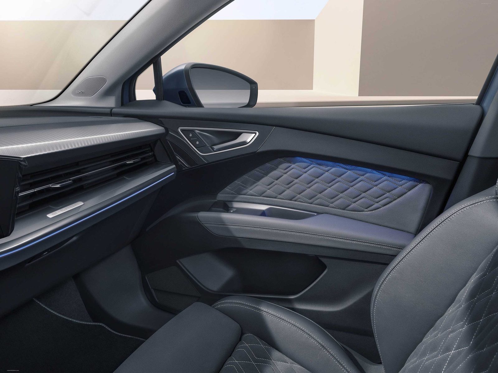 Audi Q4 e-tron China 2022 — главное фото модели, интерьер, передняя панель, рынок internal_mvp