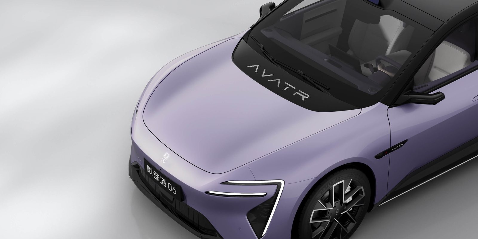Avatr 06 EV 2025 — экстерьер, front top detail, рынок China/import