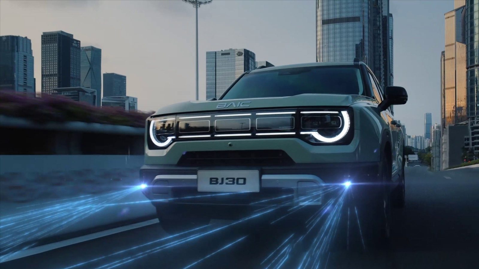 BAIC / Beijing BJ30 Hybrid 2024 — экстерьер, вид сбоку, рынок internal_mvp