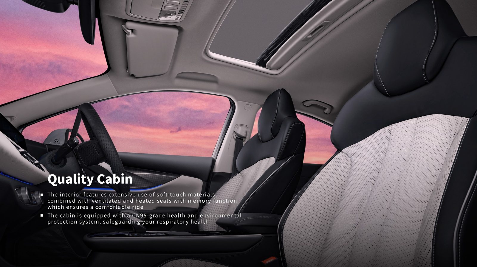 BAIC / Beijing EU5 Plus 2021 — интерьер, передняя панель, рынок global
