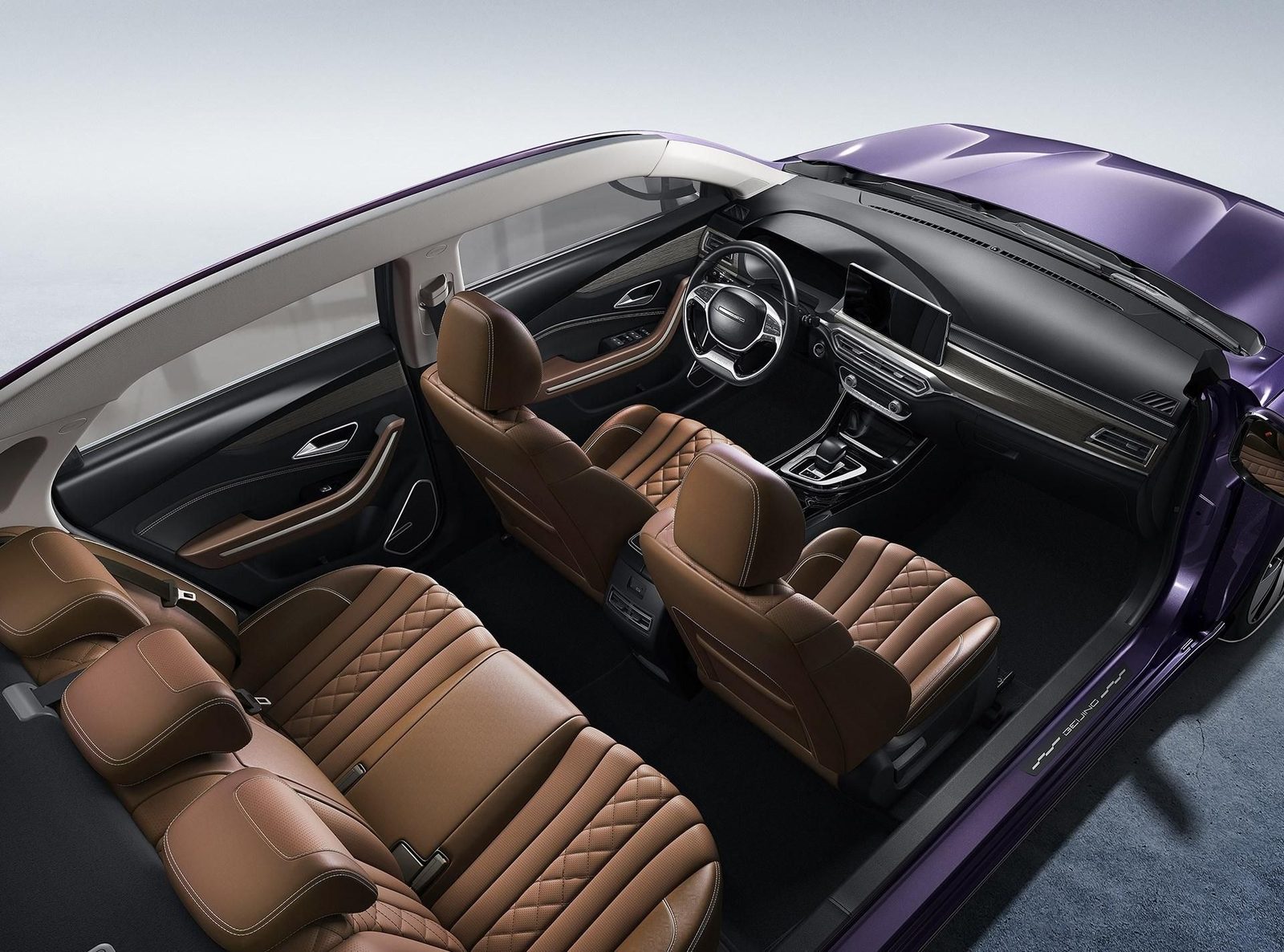 BAIC / Beijing EU7 2022 — главное фото модели, интерьер, передняя панель, рынок internal_mvp