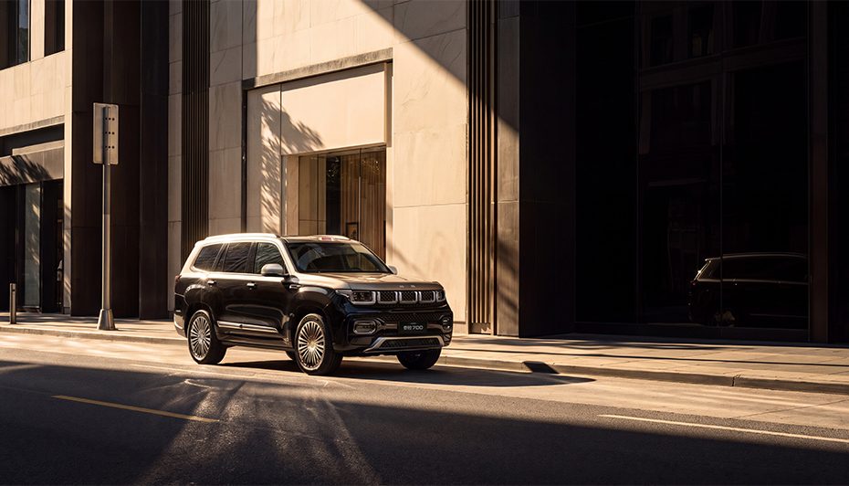 BAIC / Beijing Taitan 700 EREV 2026 — экстерьер, city front 3q, рынок China