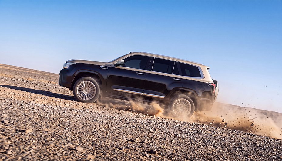 BAIC / Beijing Taitan 700 EREV 2026 — экстерьер, desert rear 3q, рынок China