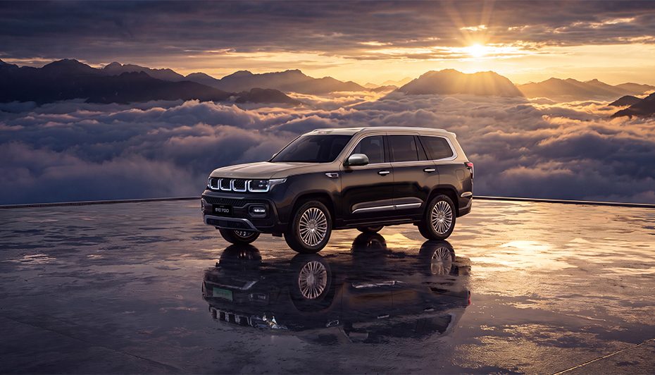 BAIC / Beijing Taitan 700 EREV 2026 — экстерьер, mountain front 3q, рынок China