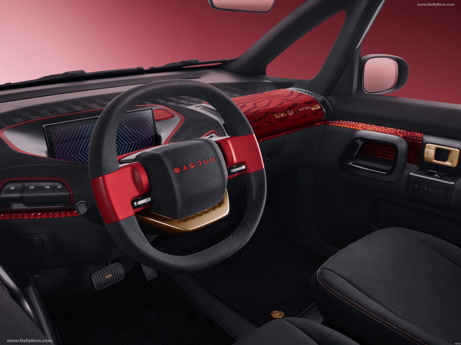 Baojun KiWi EV 2021 — интерьер, второй ряд сидений, рынок internal_mvp