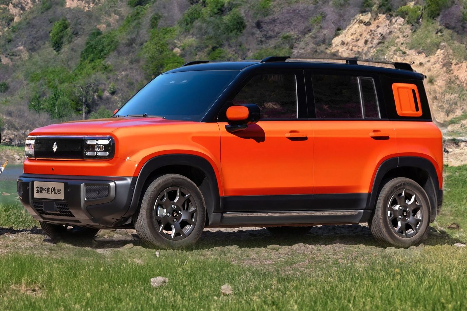 Baojun Yep Plus 2024 — экстерьер, вид сбоку, рынок internal_mvp
