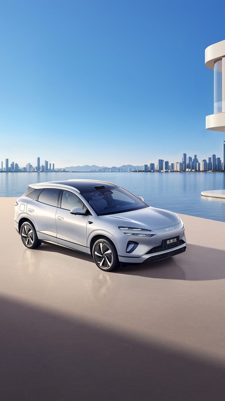 BYD Sealion 06 DM-i 2026 — экстерьер, front 3q vertical, рынок China
