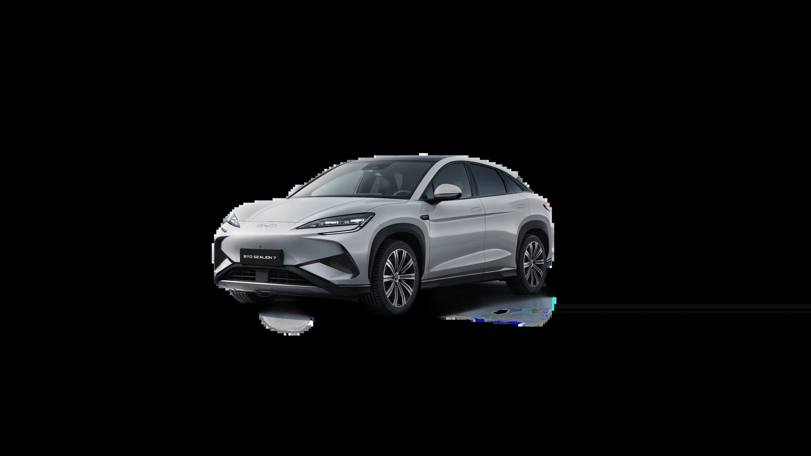 BYD Sealion 07 EV 2024 — экстерьер, front 3q studio, рынок global_export