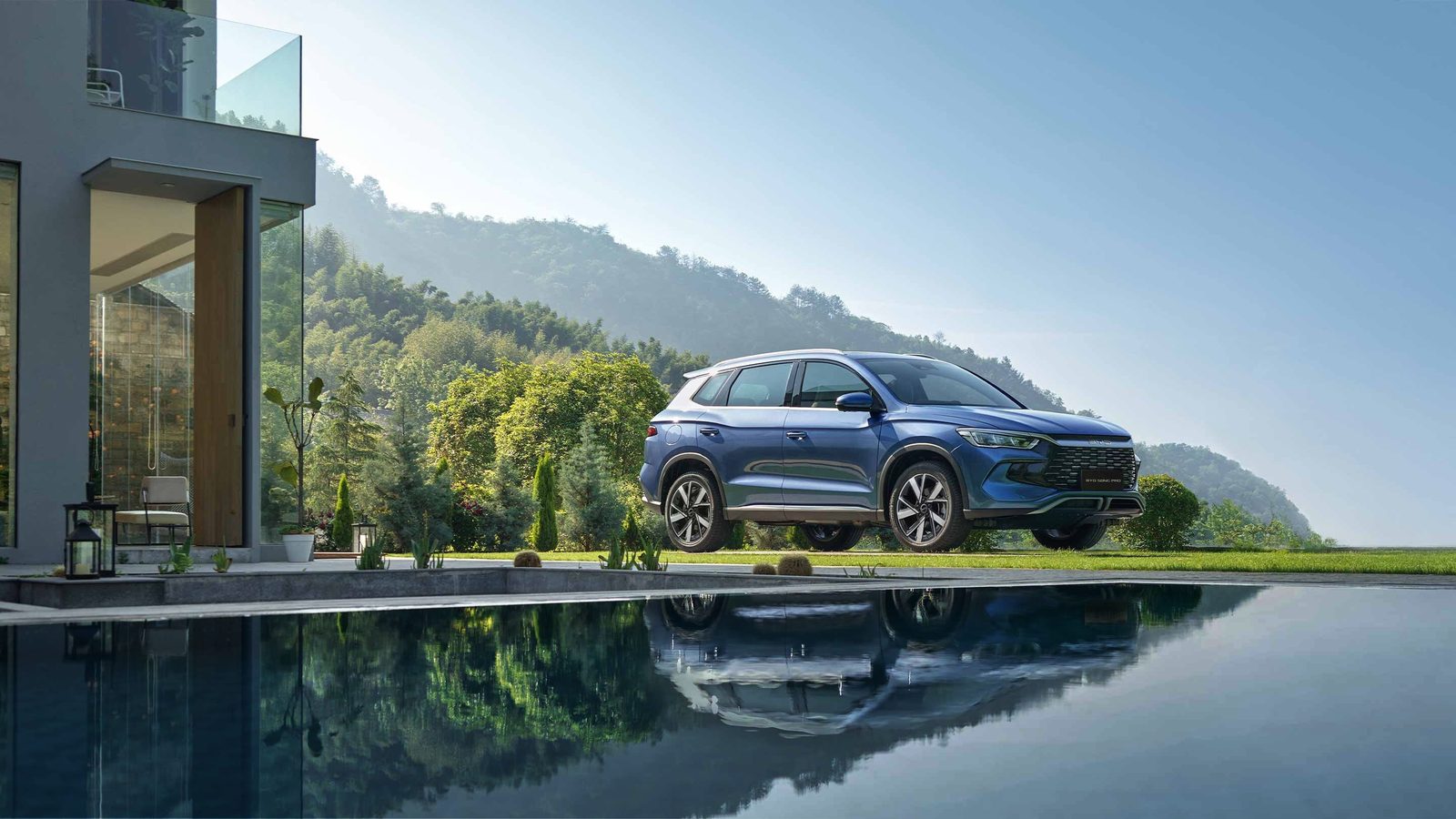 BYD Song Pro DM-i 2025 — экстерьер, side lifestyle, рынок china/export