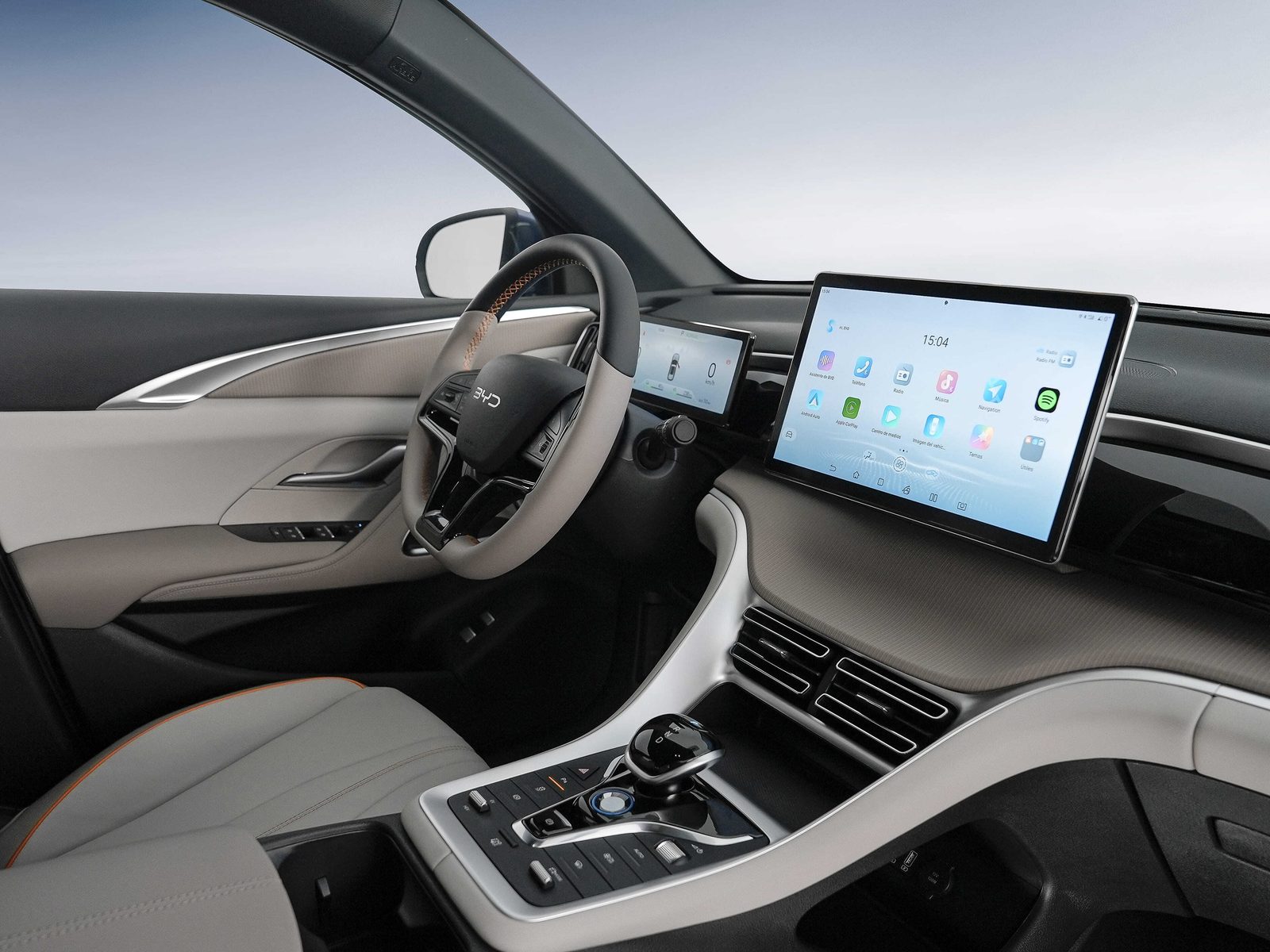 BYD Song Pro DM-i 2025 — интерьер, front cabin, рынок china/export