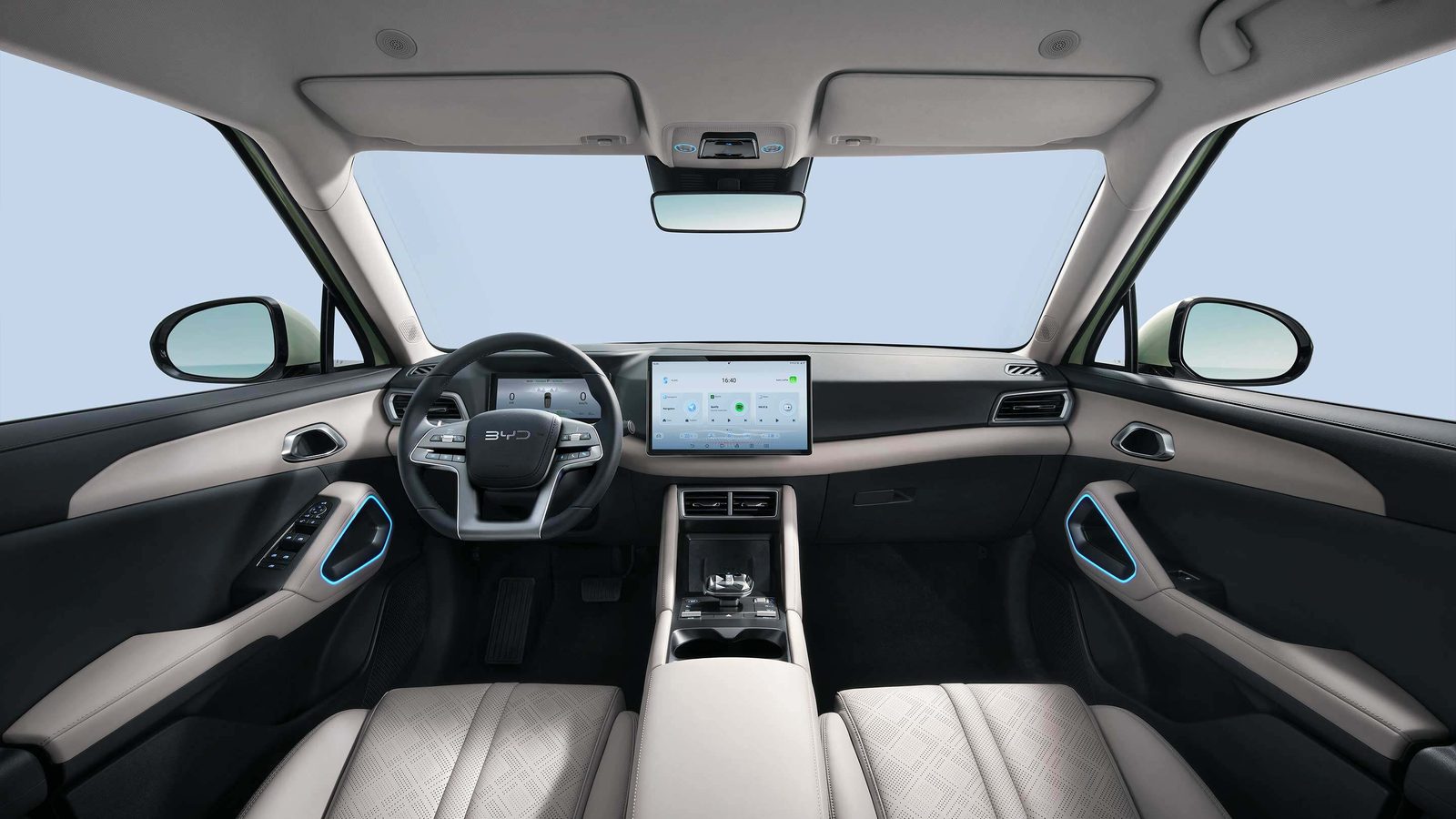 BYD Yuan UP EV 2024 — главное фото модели, интерьер, передняя панель, рынок official_regional