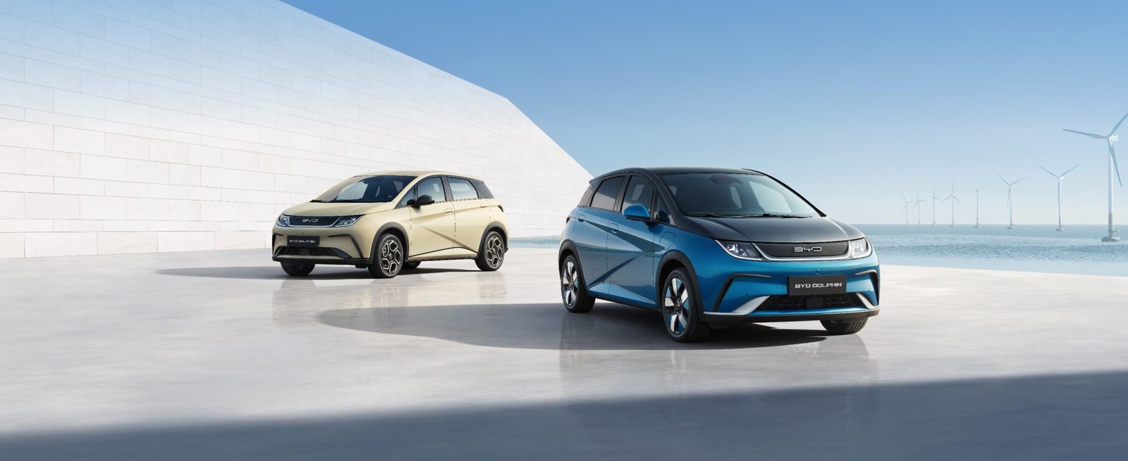 BYD Dolphin EV 2021 — экстерьер, front 3q group, рынок Europe
