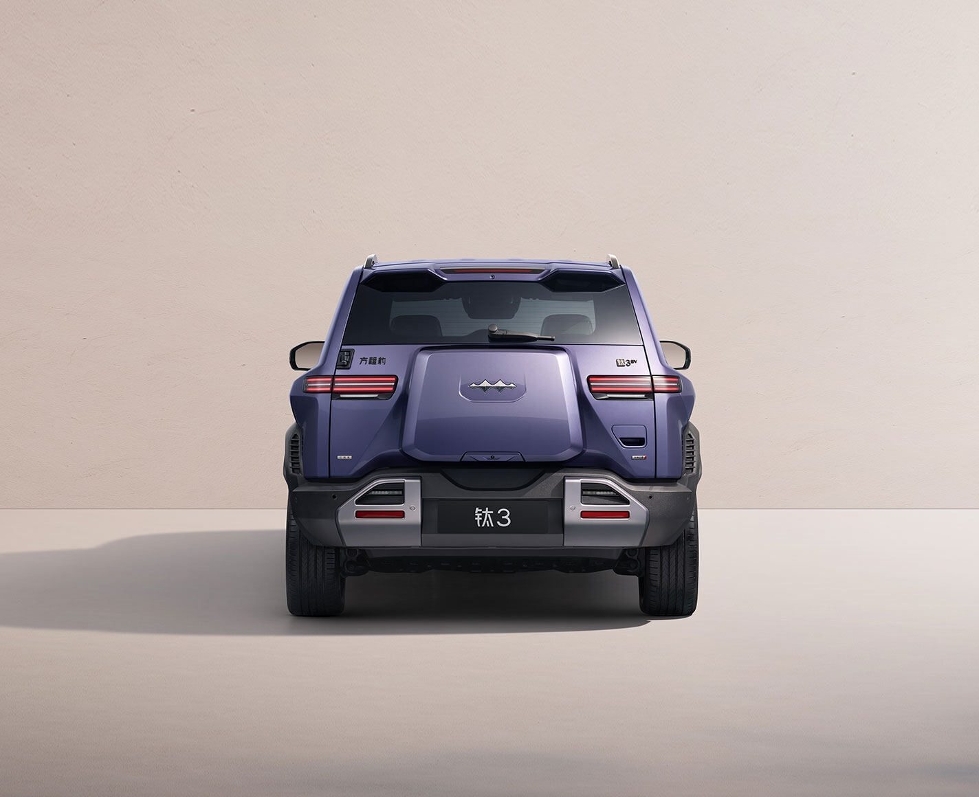 BYD FangChengBao Tai 3 EV 2025 — экстерьер, вид сзади, рынок China official