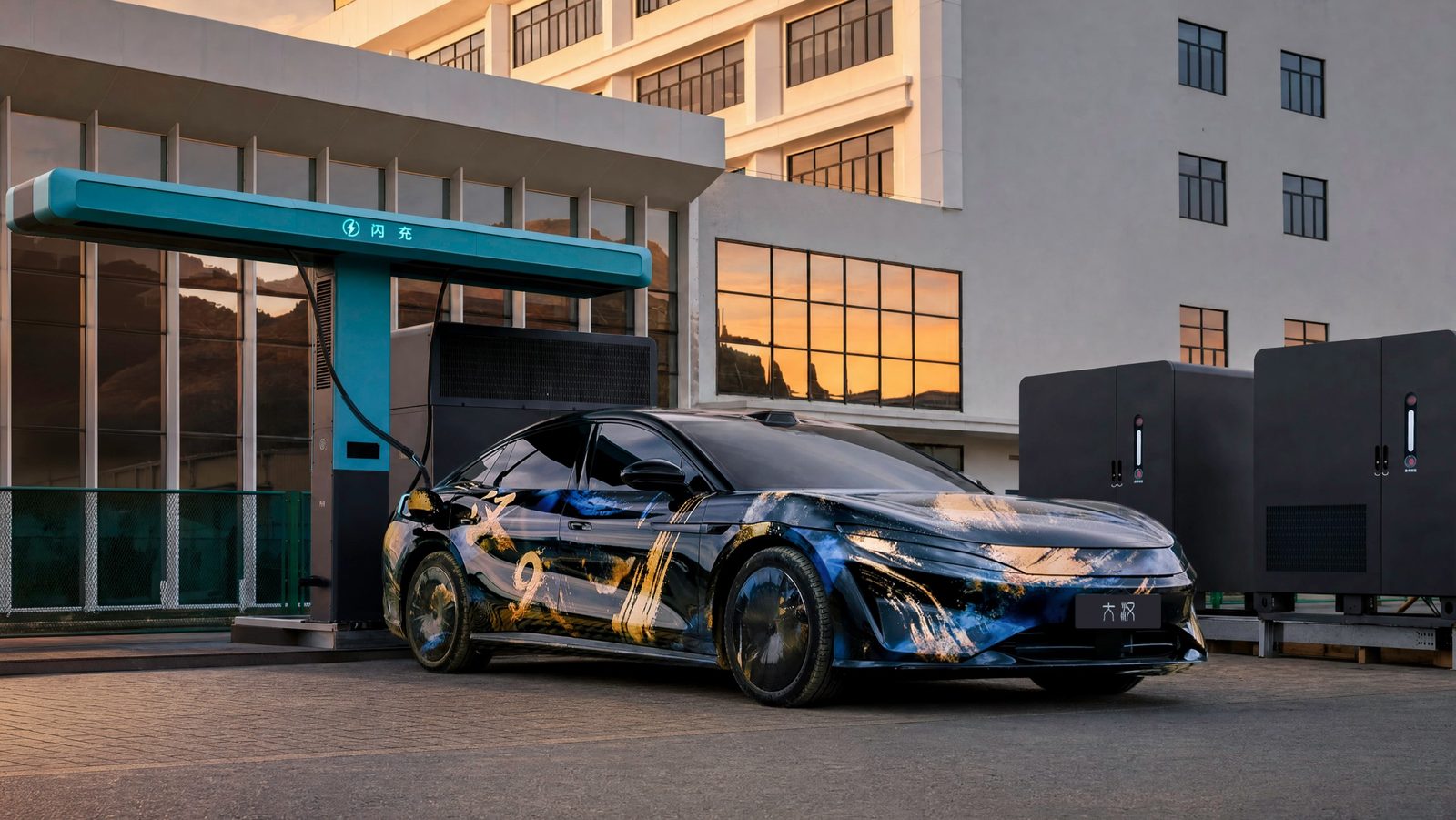 BYD Great Han EV 2026 — главное фото модели, экстерьер, вид спереди 3/4, рынок China