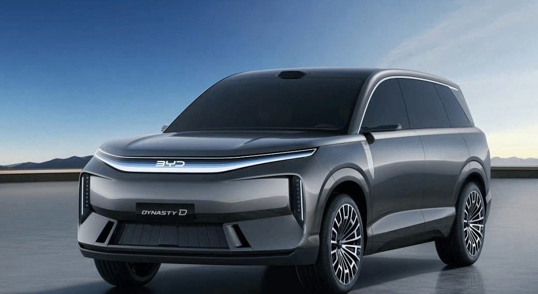 BYD Great Tang EV 2026 — экстерьер, front 3q alt, рынок China prelaunch / import visual reference