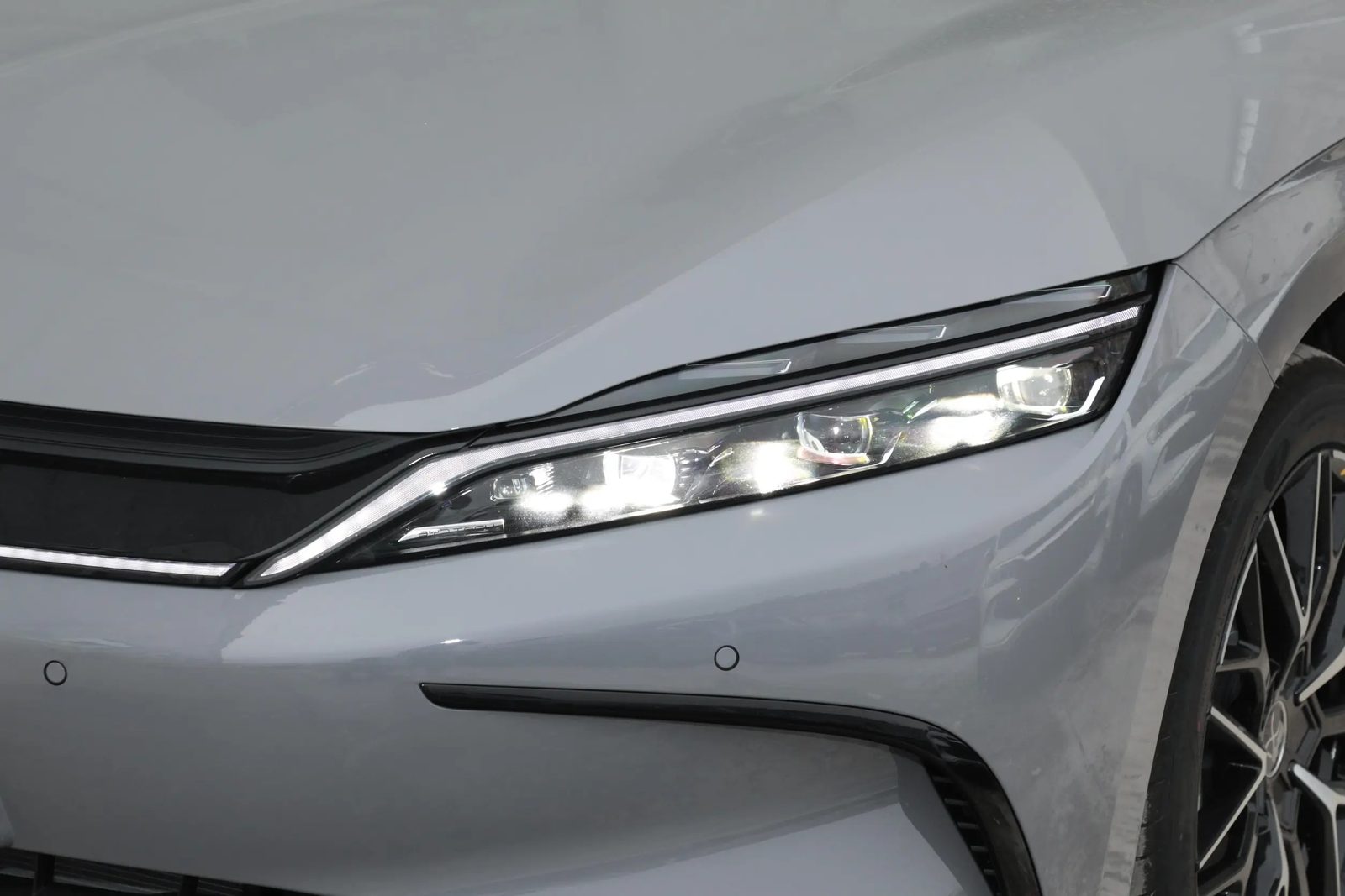 BYD Han DM-i / DM-p 2022 — экстерьер, headlight detail, рынок internal_mvp