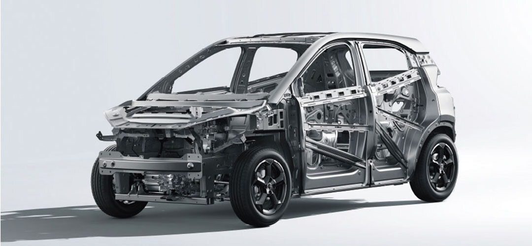 BYD Seagull EV / Dolphin Mini 2026 — экстерьер, body structure cutaway, рынок export/brazil