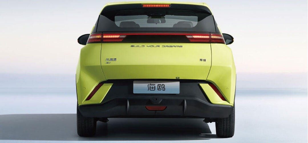 BYD Seagull EV / Dolphin Mini 2026 — экстерьер, вид сзади, рынок Brazil / Global export