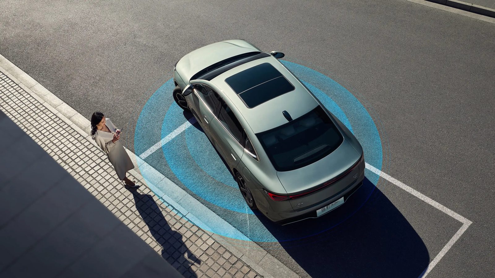 BYD Seal 06 DM-i 2024 — экстерьер, top 3q parking, рынок china