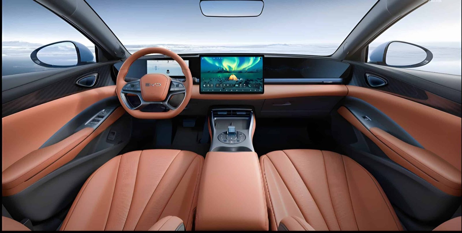 BYD Seal EV 2022 — главное фото модели, интерьер, передняя панель, рынок internal_mvp