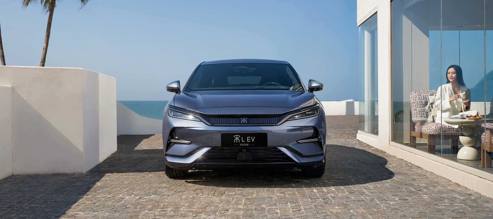 BYD Song L EV 2025 — экстерьер, вид спереди, рынок China