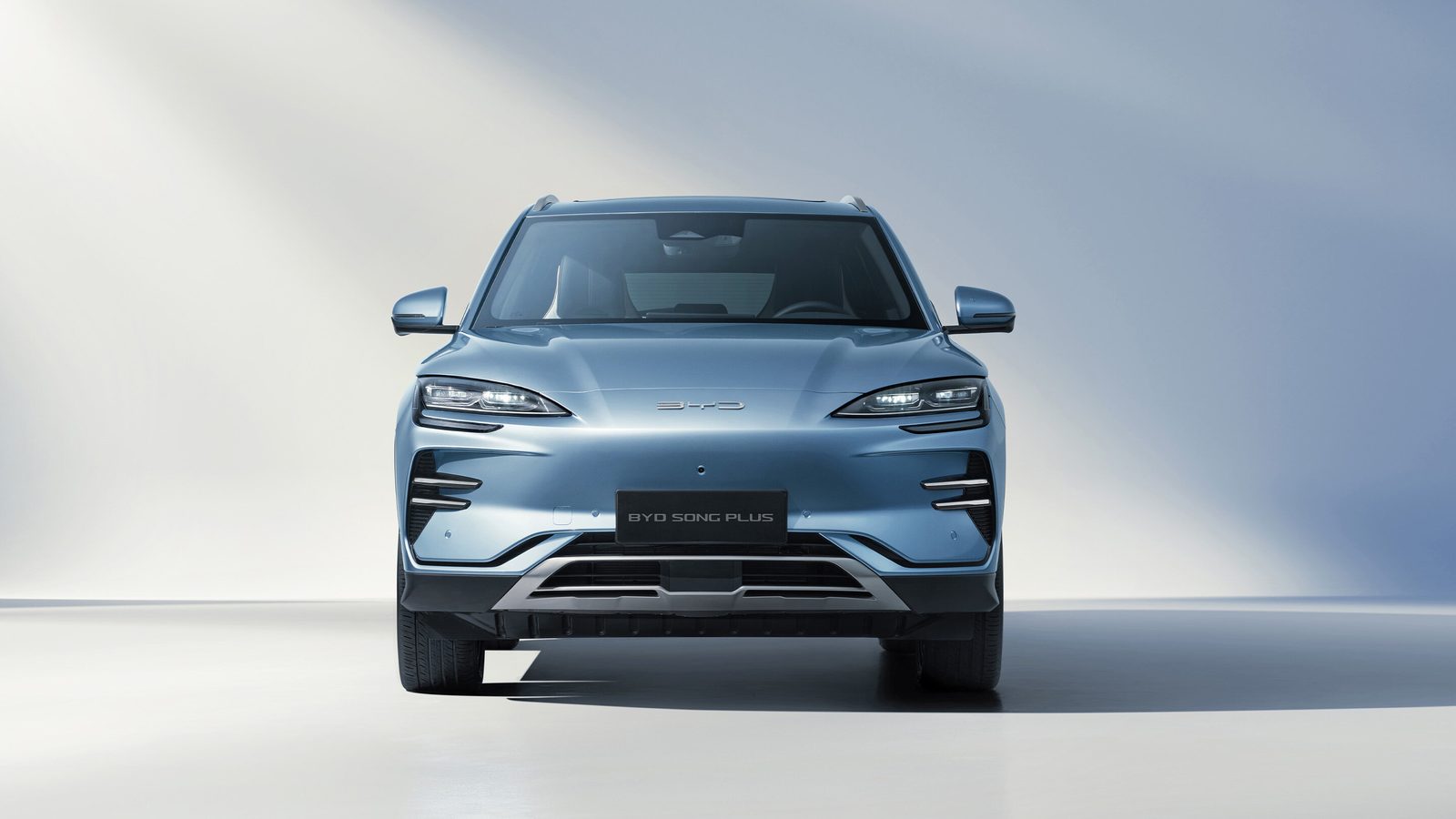BYD Song Plus EV 2025 — экстерьер, вид спереди, рынок export/regional
