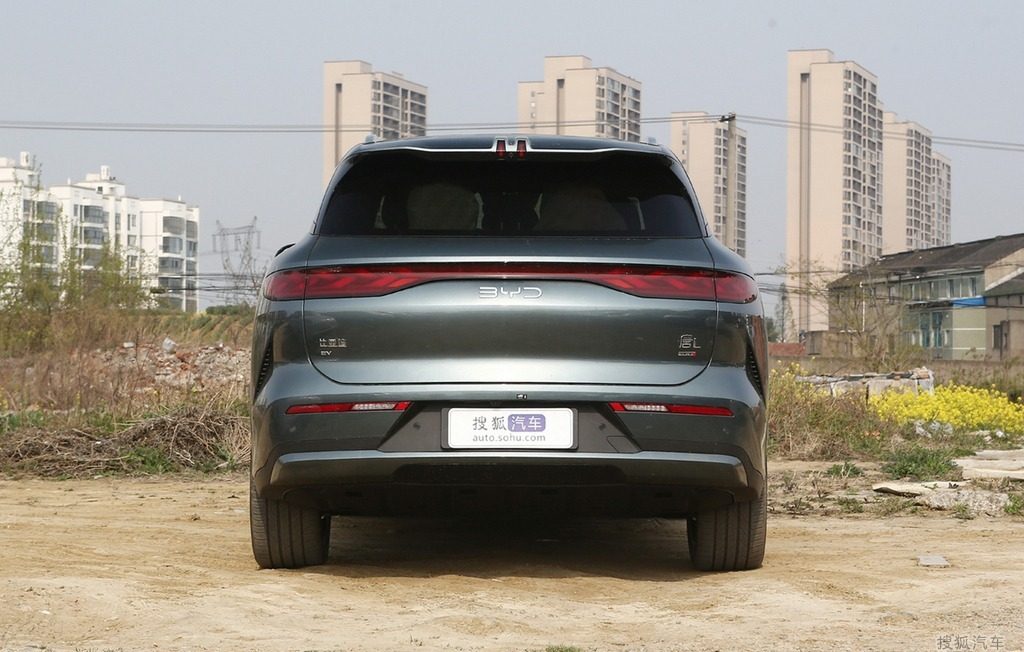BYD Tang L EV 2025 — экстерьер, вид сзади, рынок China / import visual reference