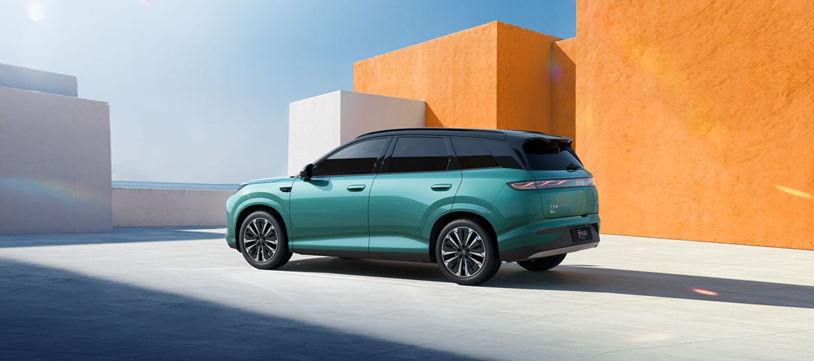 BYD Yuan Plus Third Generation EV 2026 — экстерьер, вид сзади 3/4, рынок China