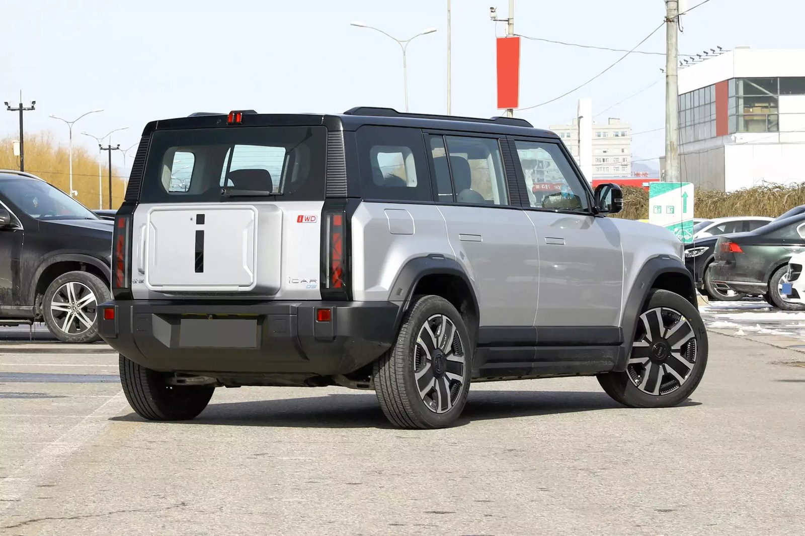 Chery Group iCar 03 / Fulwin X3 2024 — экстерьер, вид сзади 3/4