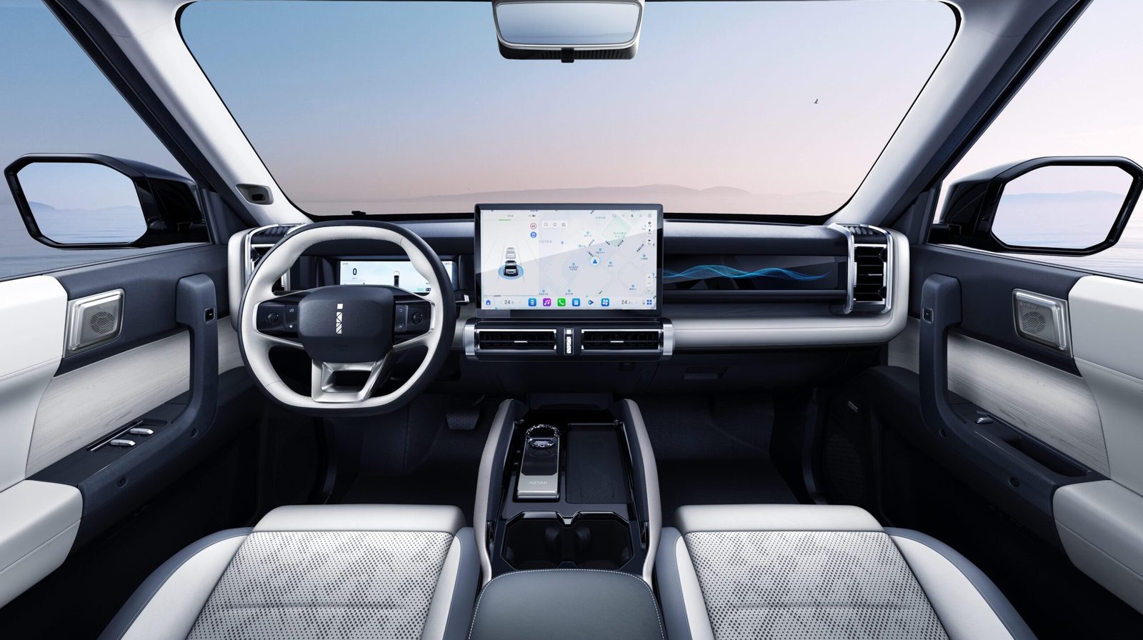 Chery Group iCar 03 / Fulwin X3 2024 — интерьер, второй ряд сидений, рынок internal_mvp