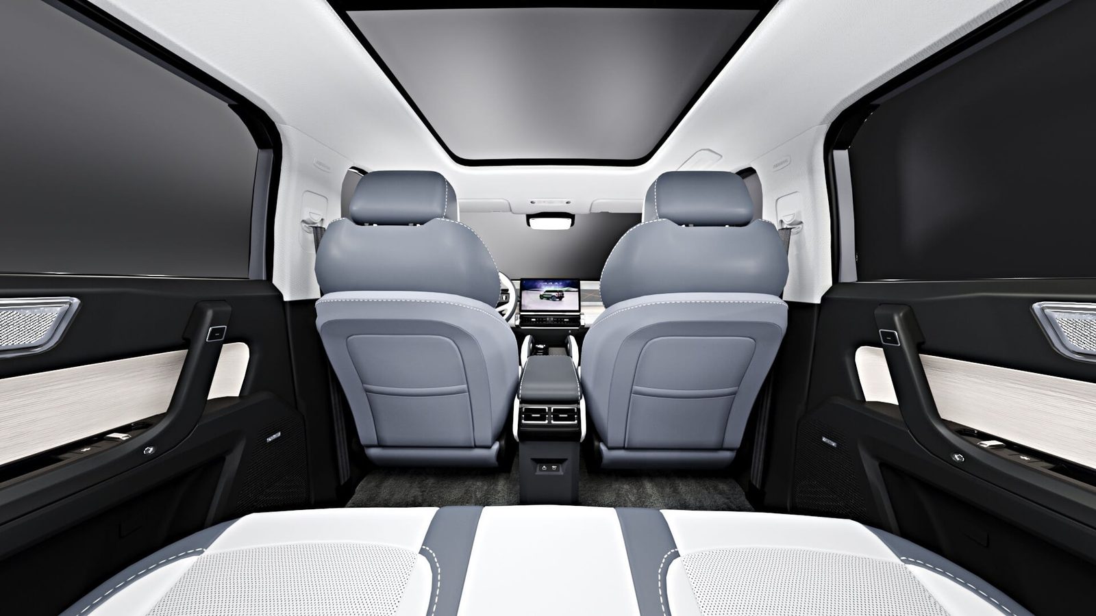 Chery Group iCar 03 / Fulwin X3 2024 — интерьер, второй ряд сидений, рынок internal_mvp