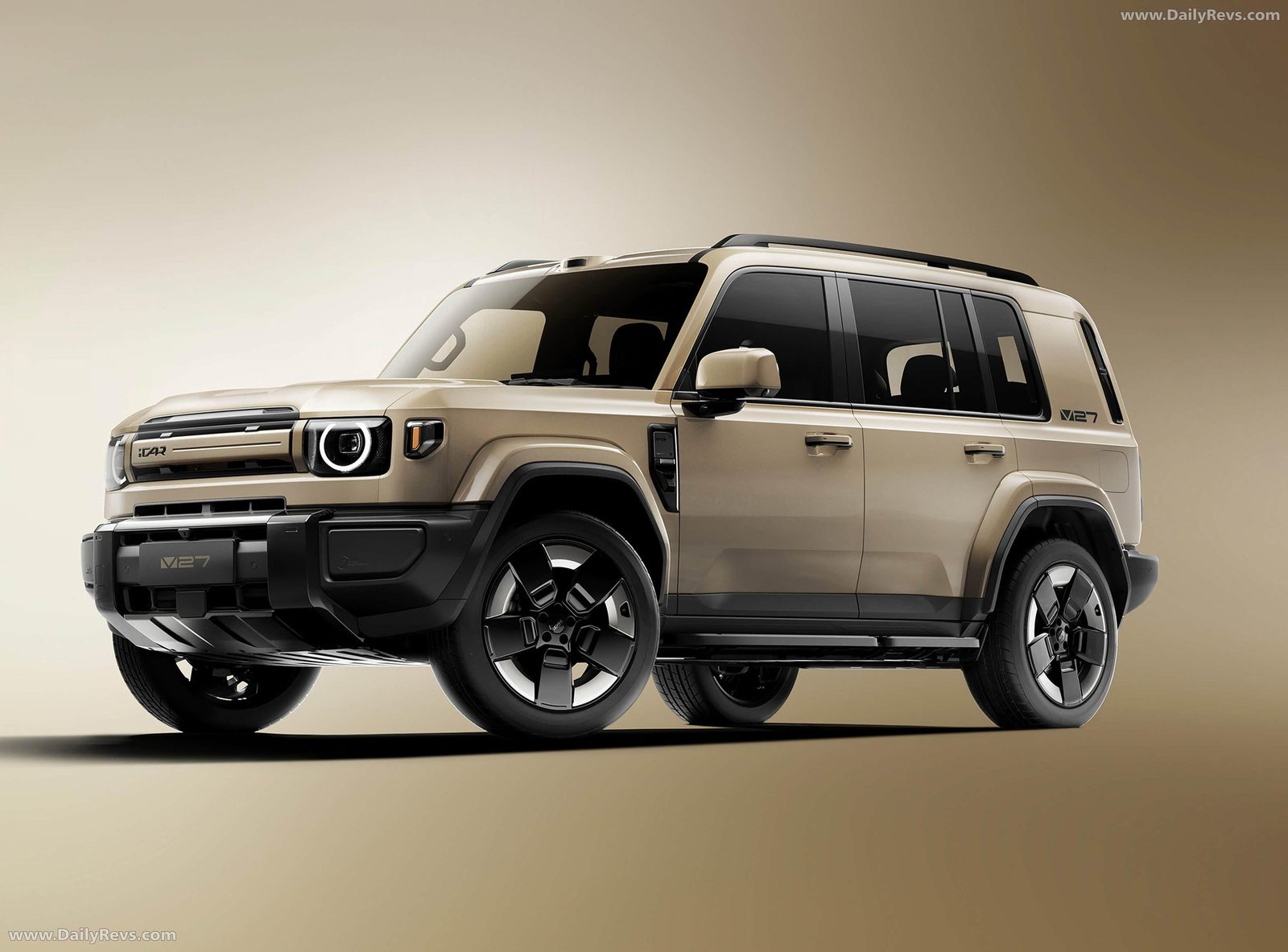 Chery Group iCar V27 EREV 2026 — главное фото модели, экстерьер, вид спереди 3/4, рынок internal_mvp