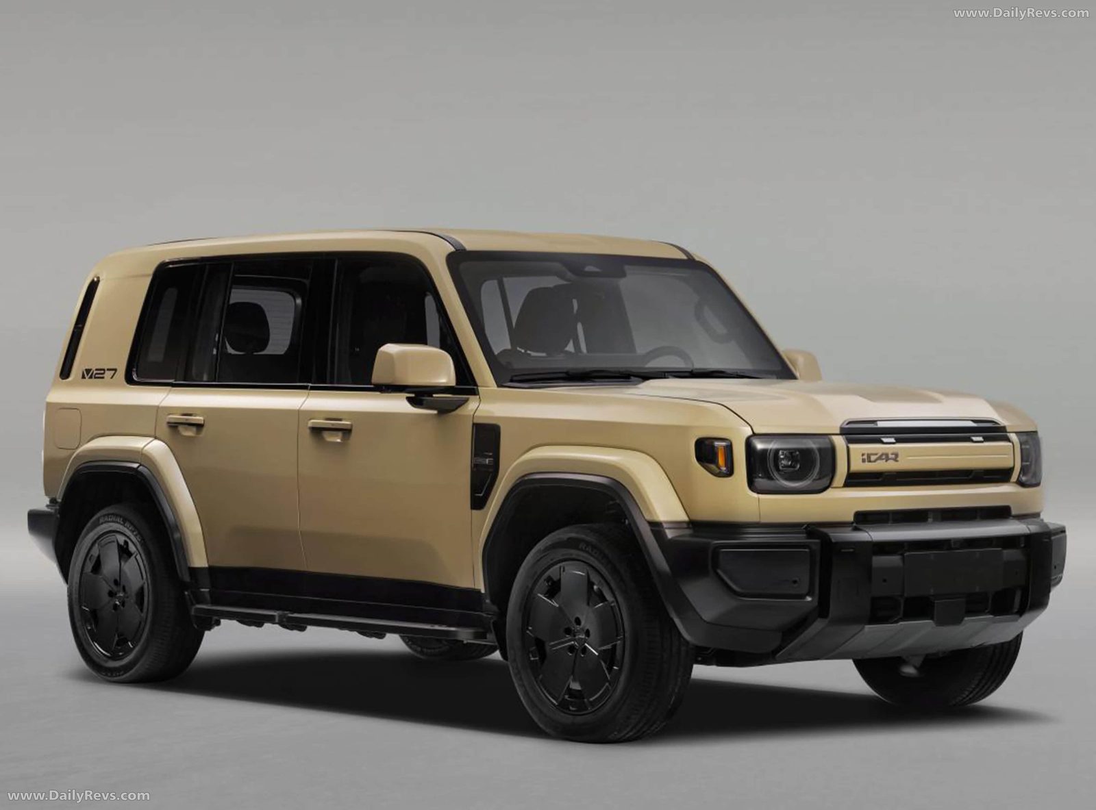Chery Group iCar V27 EREV 2026 — экстерьер, вид сбоку, рынок internal_mvp