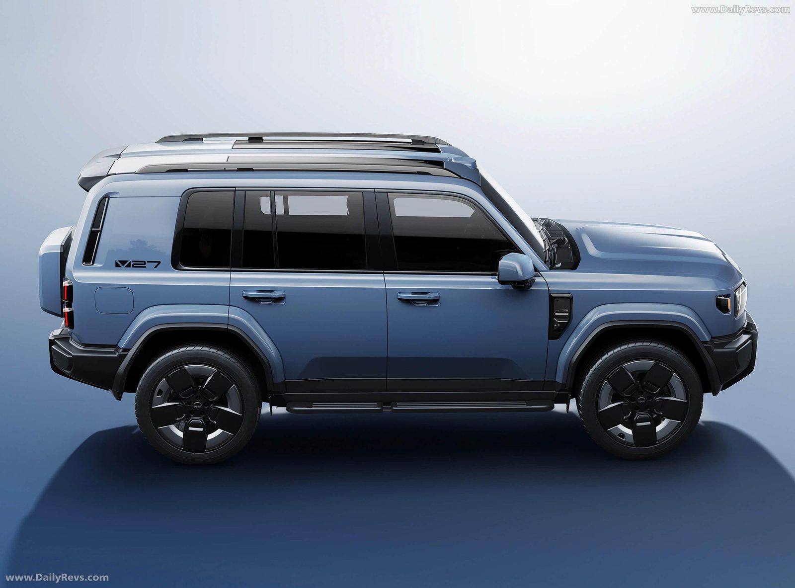 Chery Group iCar V27 EREV 2026 — экстерьер, вид сбоку, рынок internal_mvp