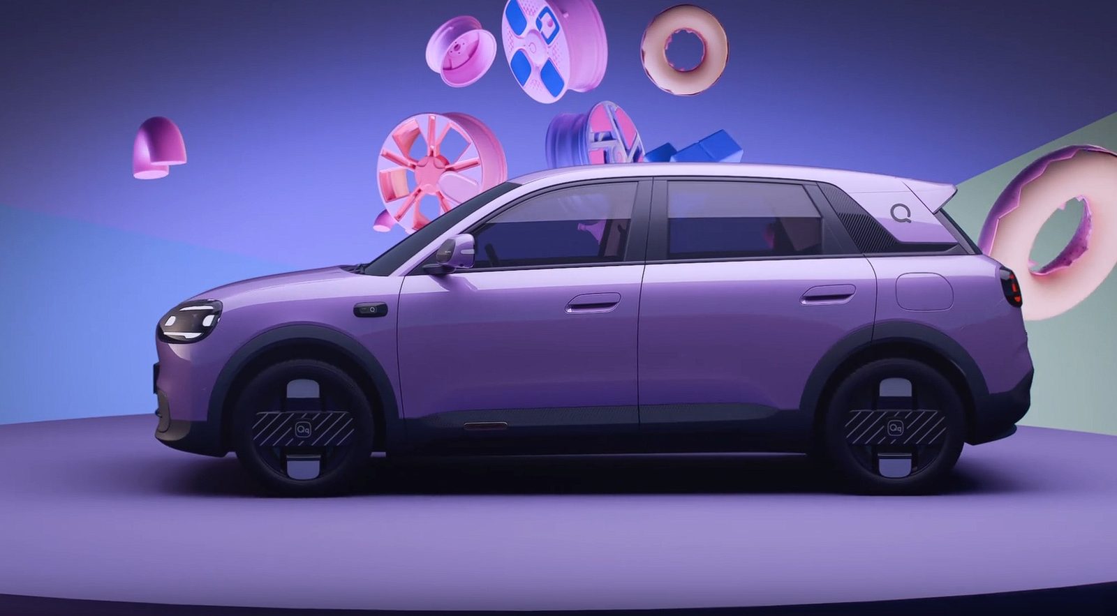 Chery Group QQ3 EV 2026 — экстерьер, вид сбоку, рынок internal_mvp