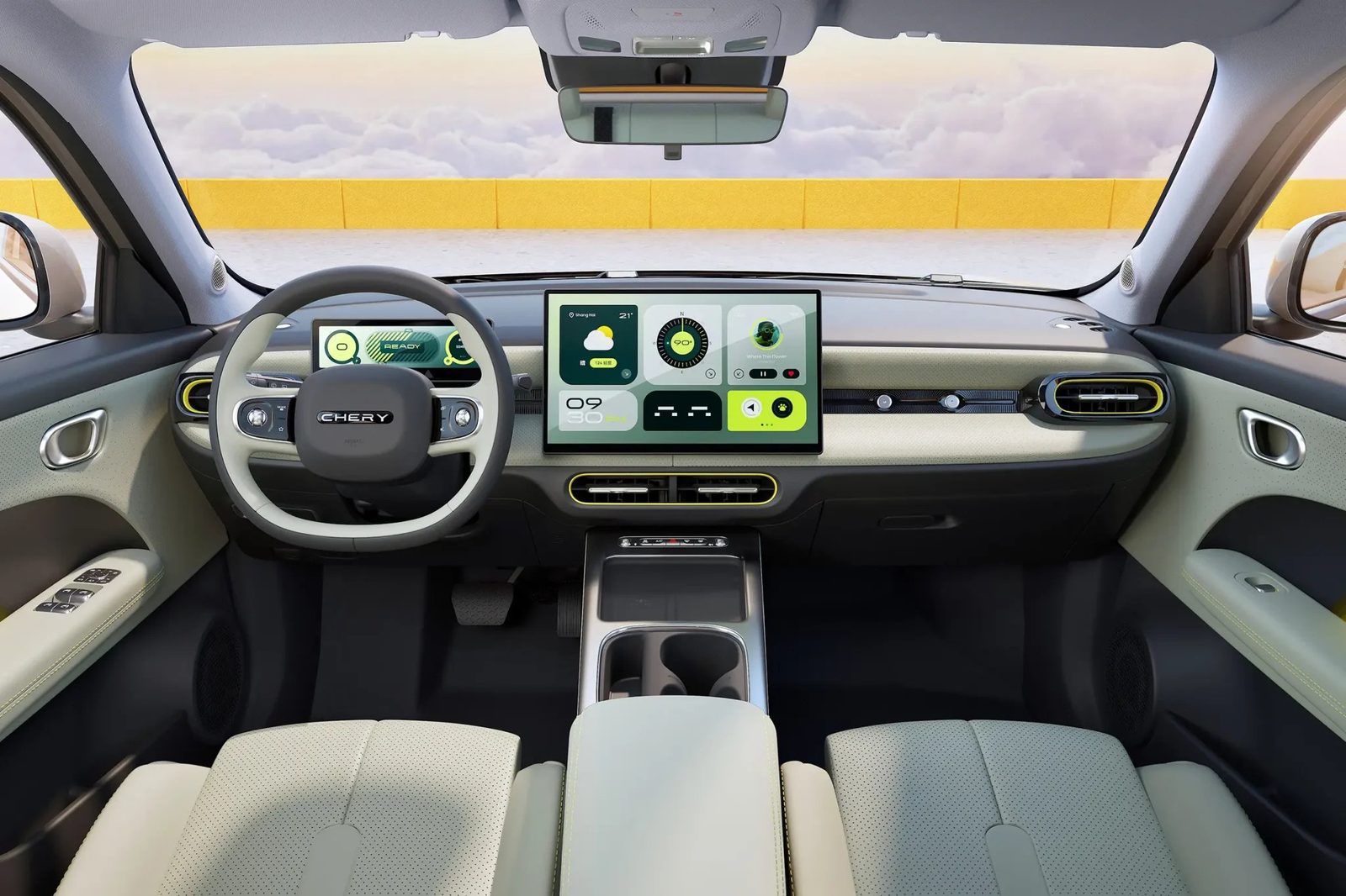 Chery Group QQ3 EV 2026 — главное фото модели, интерьер, передняя панель, рынок internal_mvp