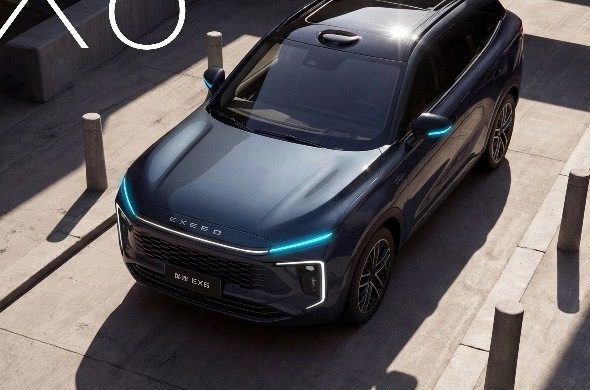 Chery Group Exeed EX6 2026 — экстерьер, front fascia detail, рынок China 2026 pre-sale render reference