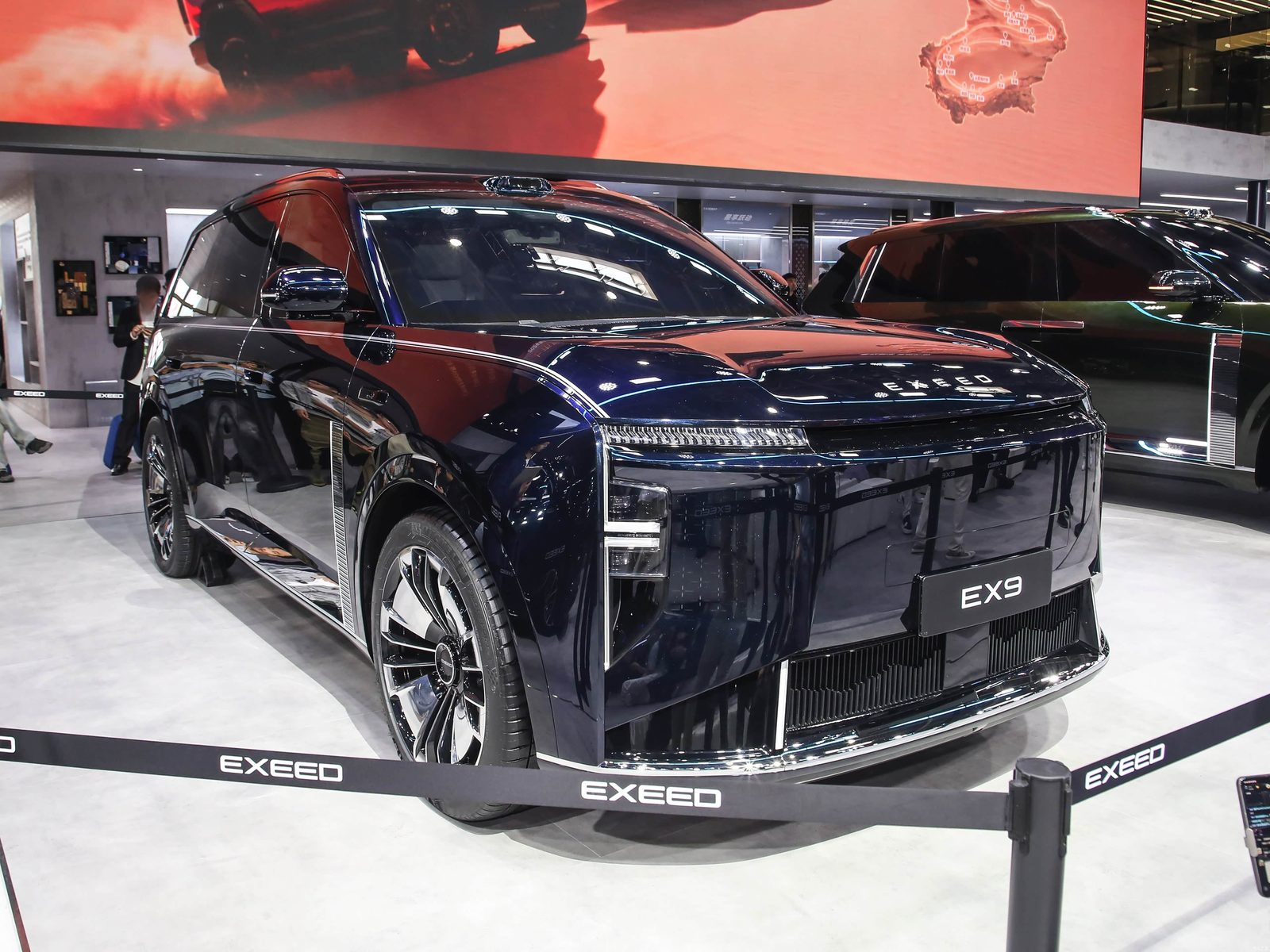 Chery Group Exeed EX9 Concept 2026 — экстерьер, front three quarter show alt, рынок China 2026 concept / auto-show reference