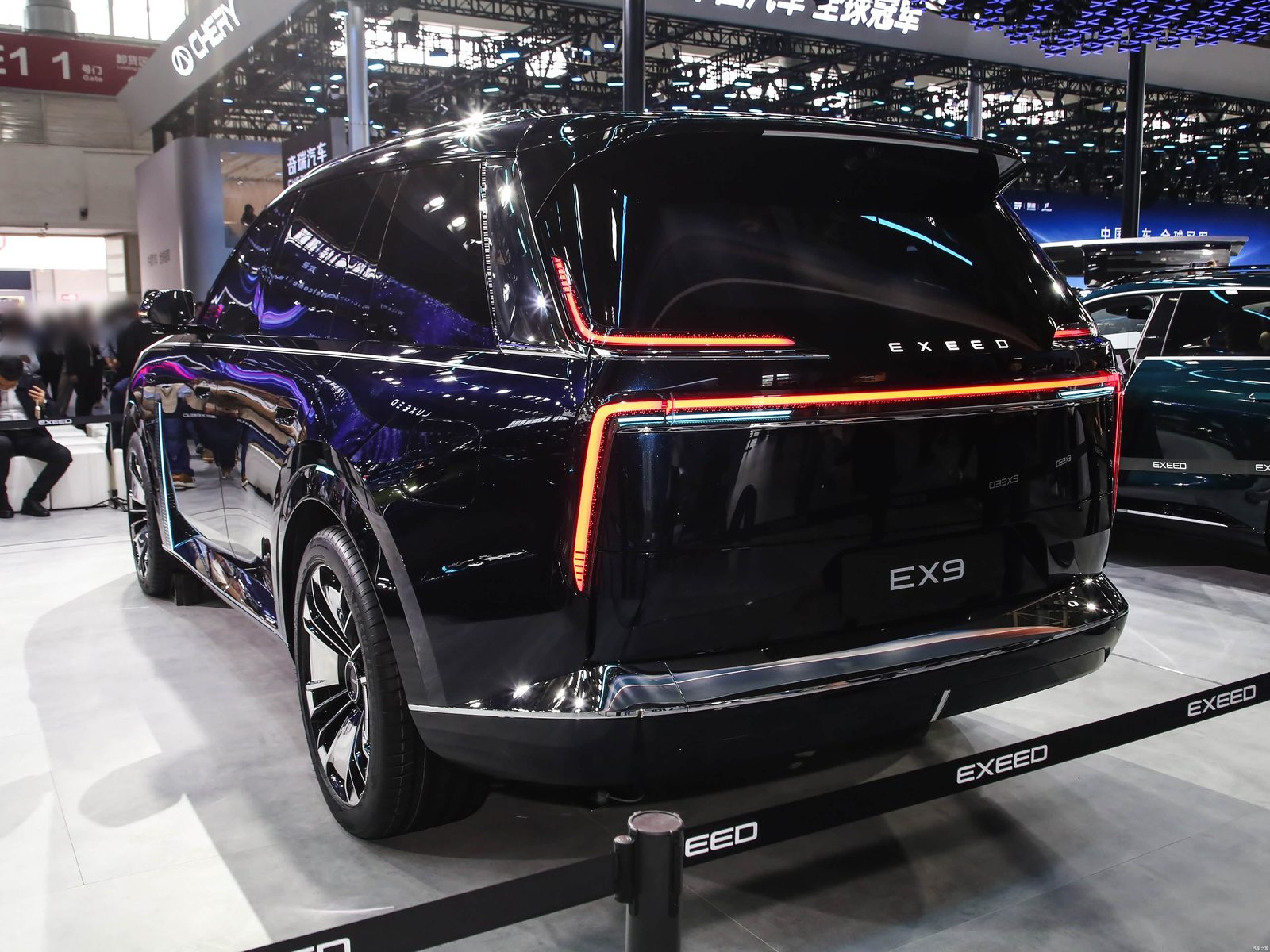Chery Group Exeed EX9 Concept 2026 — экстерьер, rear three quarter show, рынок China 2026 concept / auto-show reference
