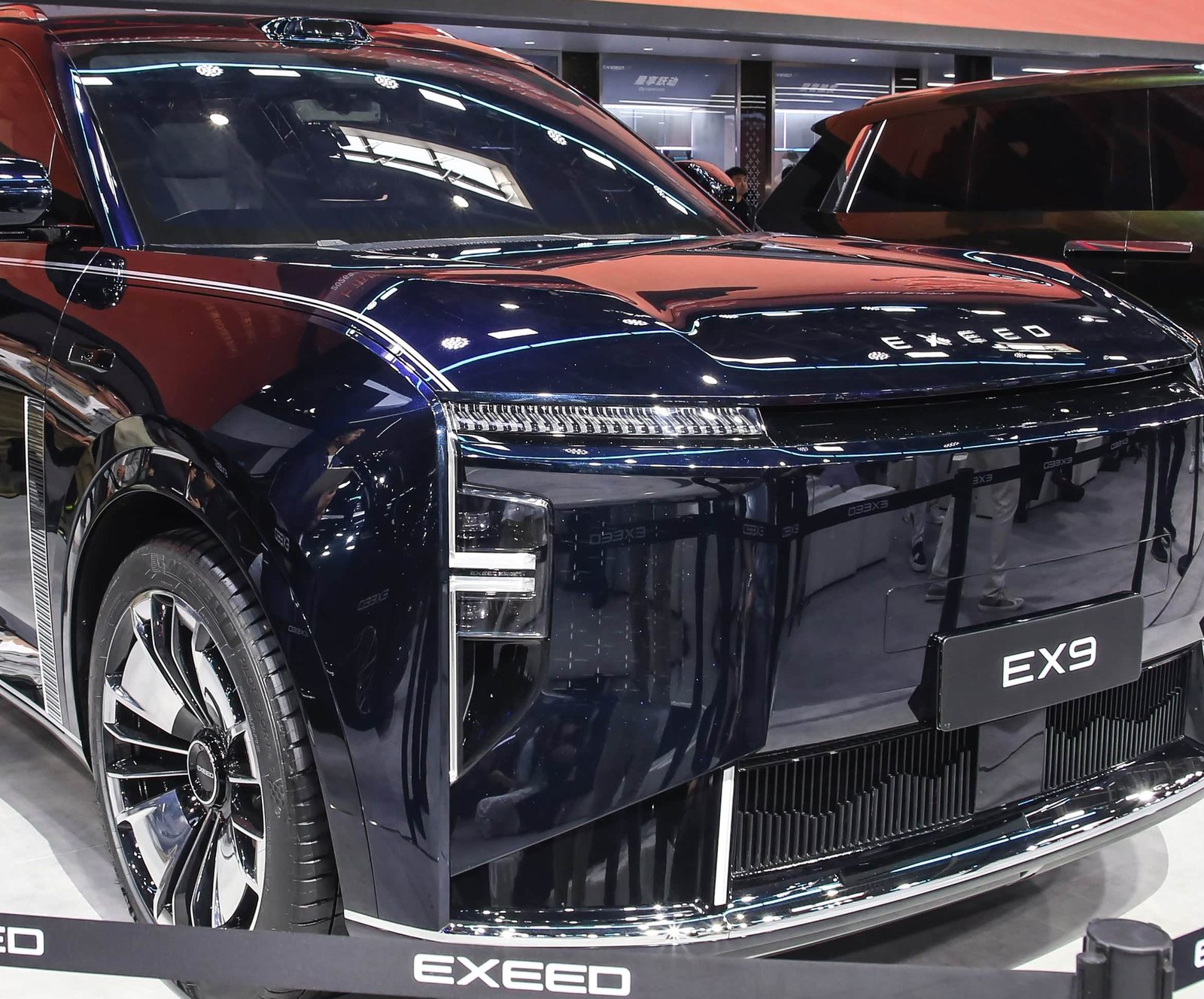 Chery Group Exeed EX9 Concept 2026 — экстерьер, front fascia detail, рынок China 2026 concept / auto-show reference
