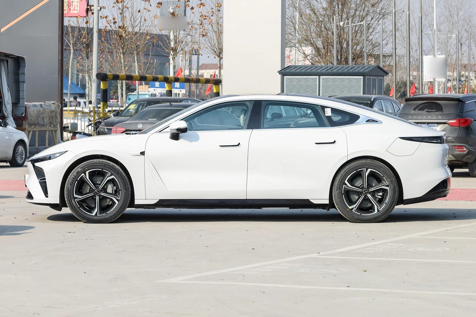 Chery Group Exeed Exlantix ES / Sterra ES EV 2023 — экстерьер, вид сбоку, рынок China model-line reference