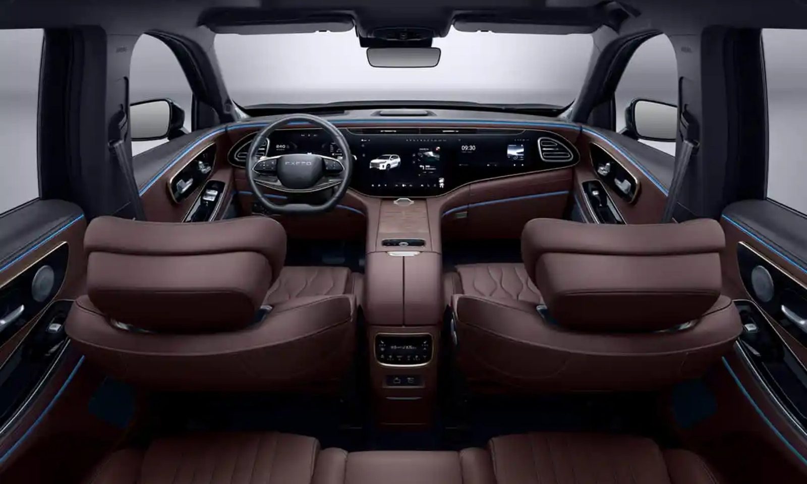Chery Group Exeed VX C-DM 2026 — интерьер, второй ряд сидений, рынок internal_mvp