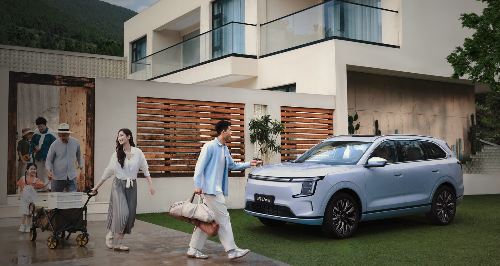 Chery Group Jetour Shanhai L7 PLUS PHEV — экстерьер, lifestyle, рынок China