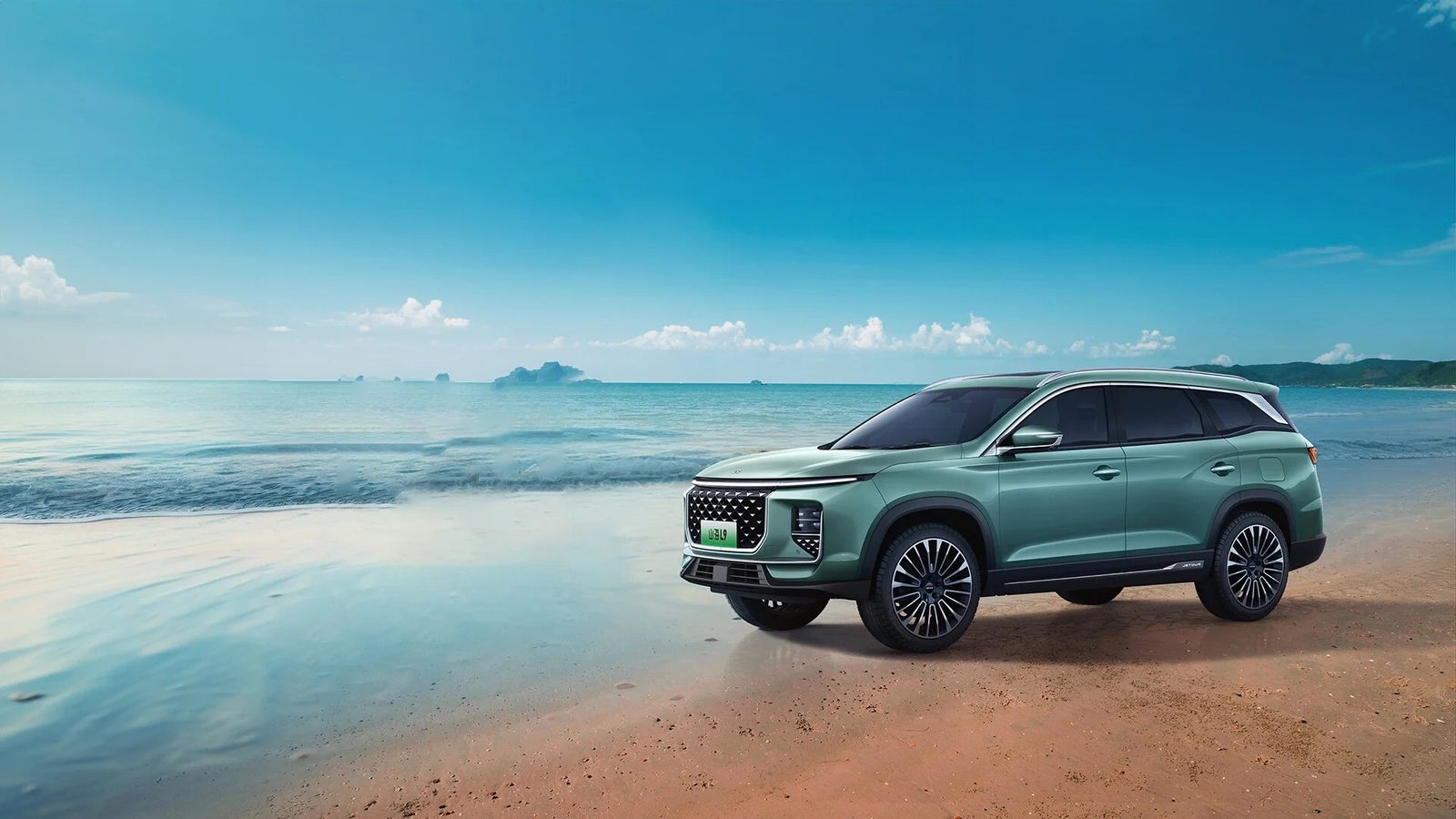 Chery Group Jetour Shanhai L9 2025 — экстерьер, вид сбоку, рынок China